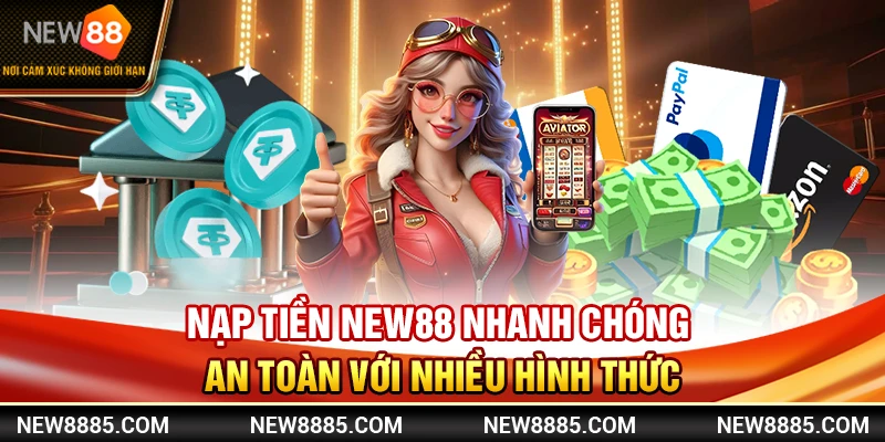 Nạp Tiền NEW88 Nhanh Chóng An Toàn Với Nhiều Hình Thức
