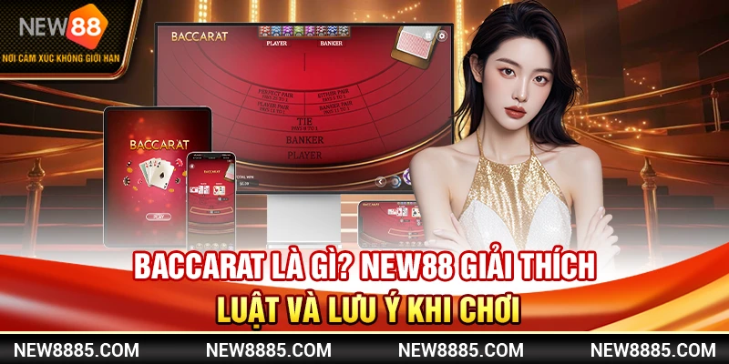 Baccarat Là Gì? NEW88 Giải Thích Luật Và Lưu Ý Khi Chơi