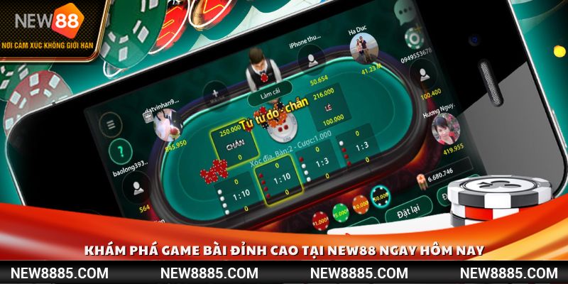 Khám phá game bài đỉnh cao tại New88 ngay hôm nay